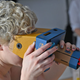 Puedes girar el Joy-Con rojo para que actúe como un zoom en el Toy-Con Camera.
Foto: Sam Rutherford (Gizmodo)